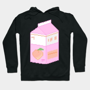 Peach Milk Pixel Hoodie